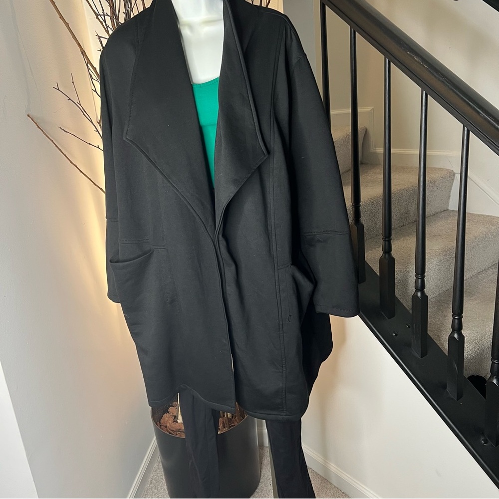 Max Studio Black Pointe Lapel Jacket - image 1